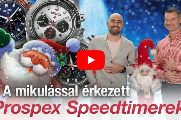 Mikulással érkezett Seiko Prospex Speedtimerek! - Seiko Boutique TV - S03E14