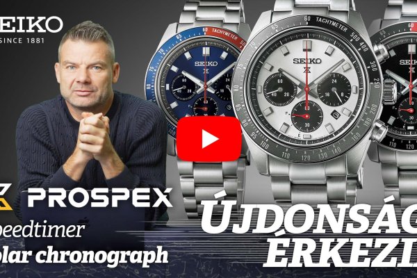 Újdonság Érkezik! - Seiko Prospex Speedtimer Solar Chronograph modellek