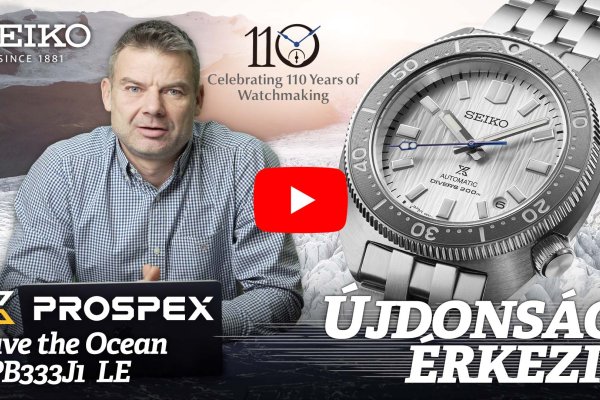 Újdonság Érkezik! - Seiko Prospex Glacier ‘Save The Ocean’ Turtle 110th Anniversary Edition SPB333J1