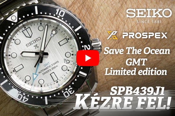 Kézre Fel! Seiko Prospex "Arctic Ocean" Save the Ocean GMT SPB439J1