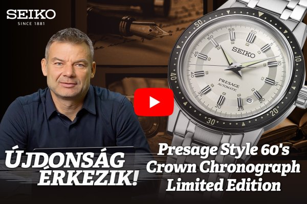 Újdonság Érkezik! Seiko Presage Style60's Crown Chronograph 60th Ann. Limited E. SRPK61J1