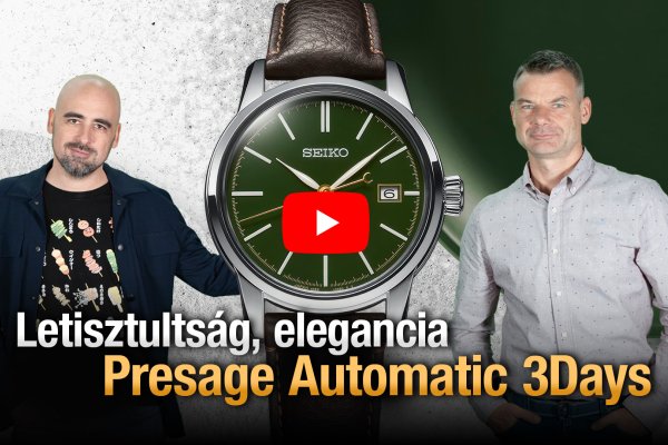 Letisztult, elegáns Presage Automatic 3Days - Seiko Boutique TV S04E22