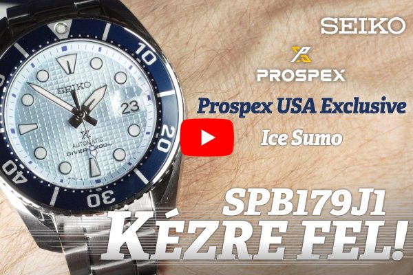 Kézre Fel! Seiko Prospex USA Exclusive Ice Sumo SPB179J1