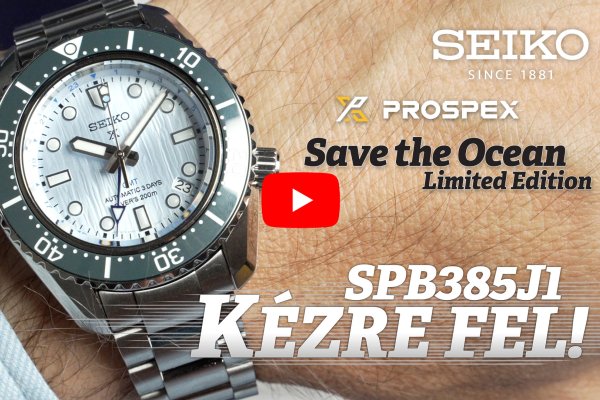 Kézre Fel! - Prospex GMT Seiko Watchmaking 110th Anniversary Save The Ocean Limited Edition SPB385J1